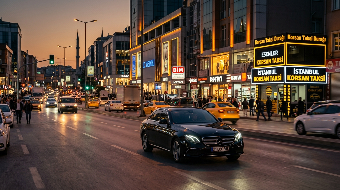 Esenler Korsan Taksi Binek Araç Ulaşımı
